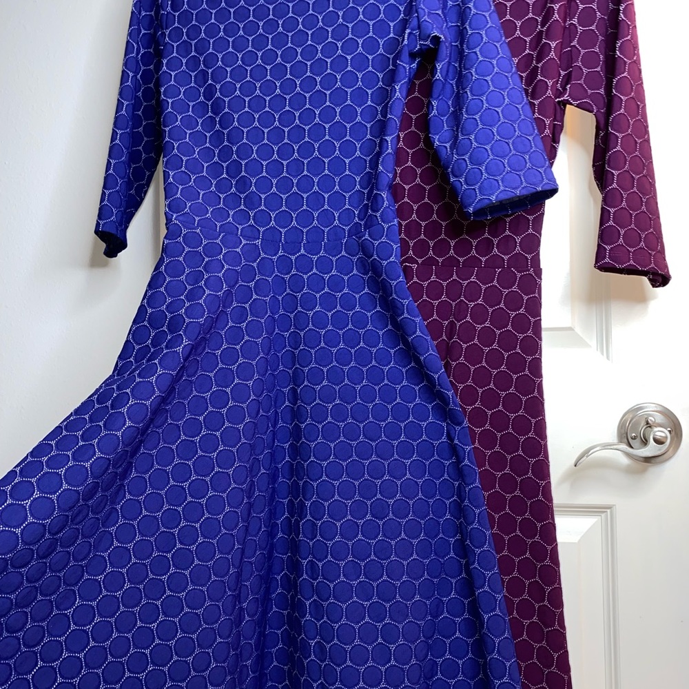 Sz L your choice of 2 circle dresses Leota